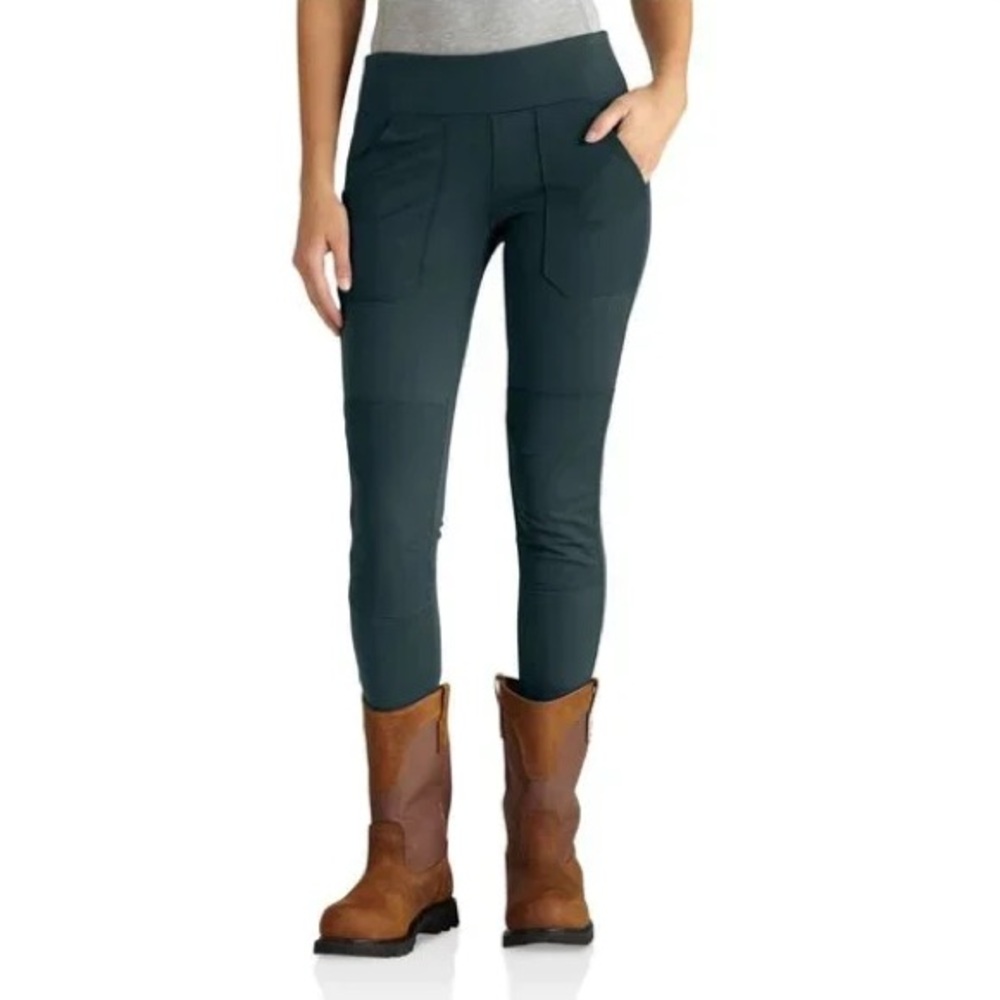 Carhartt Women's Force Utility Knit Legging (Ink Green)